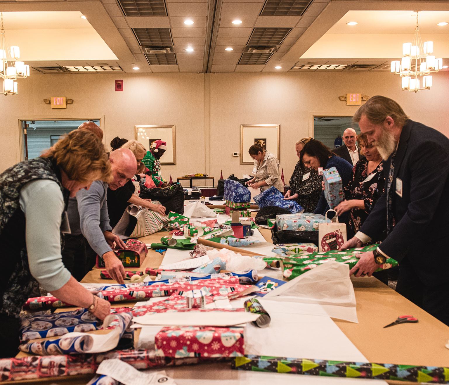 Wrap and Rave fundraiser