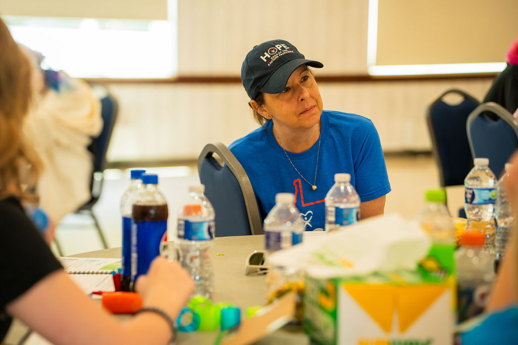 Mentors and youth around the table at the 2026 Youth Leadership Summit