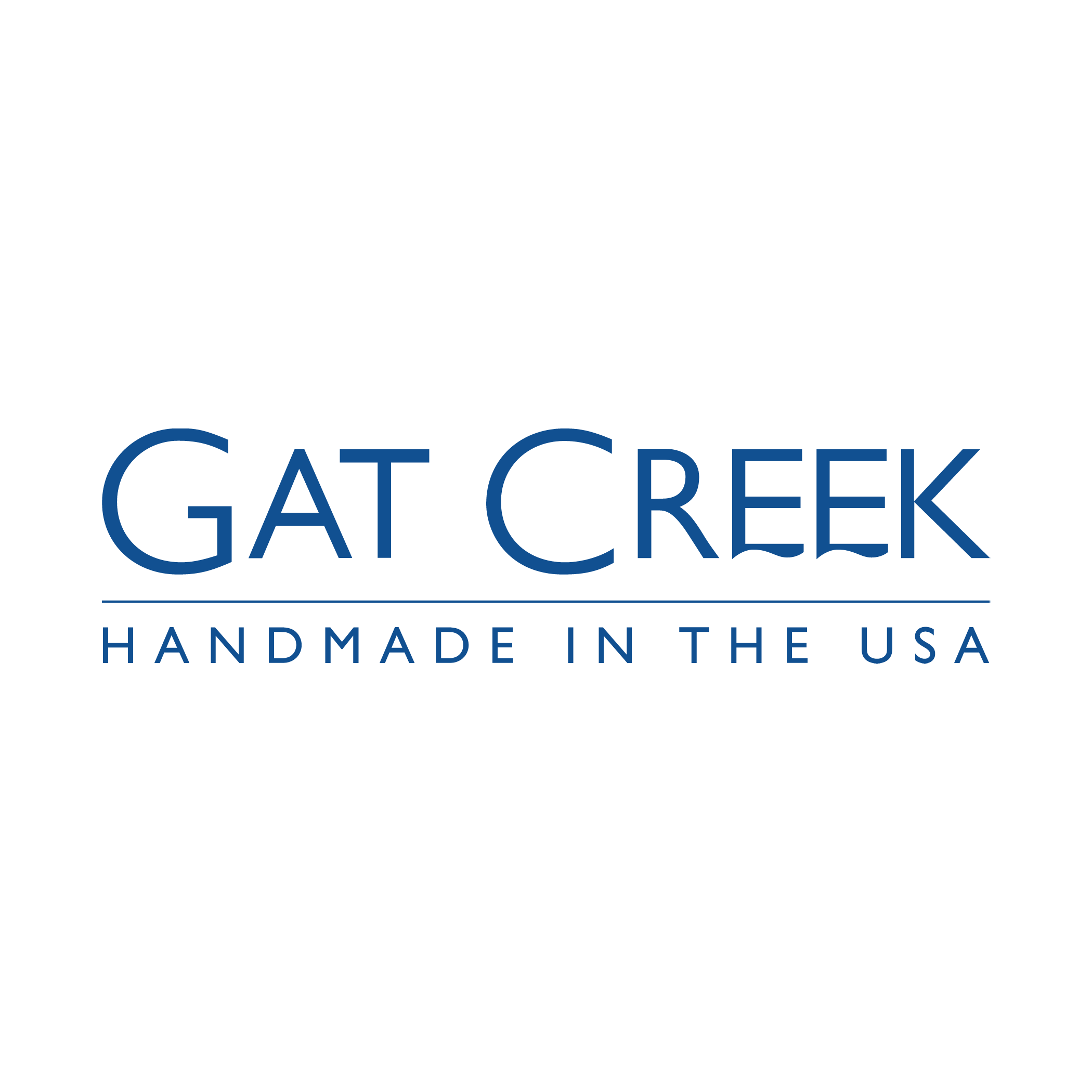 Blue Gat Creek Logo on White Square (1)